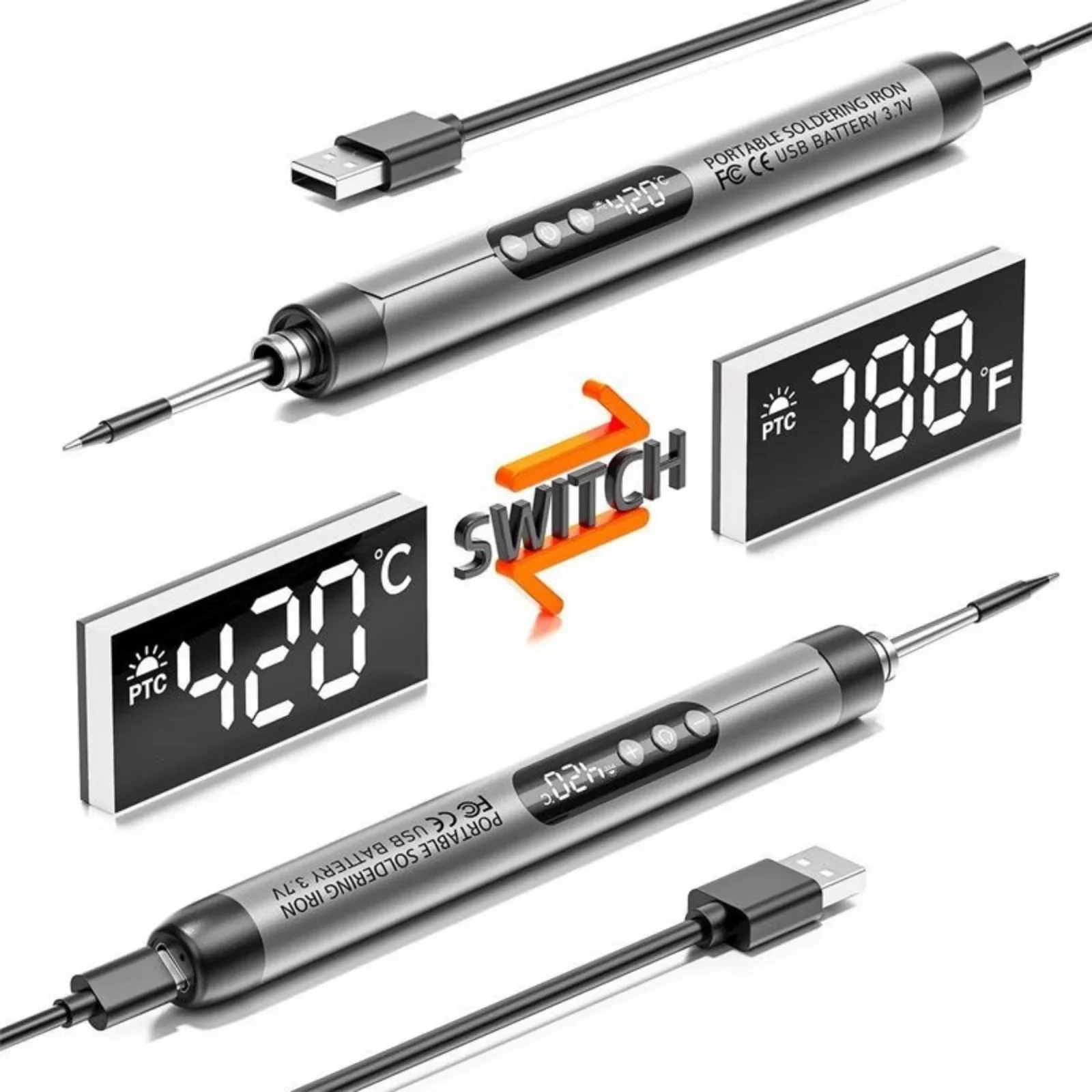 Mini Soldador Eléctrico Recarg - Electronics Repair Kit With Soldering Iron reseña y precio