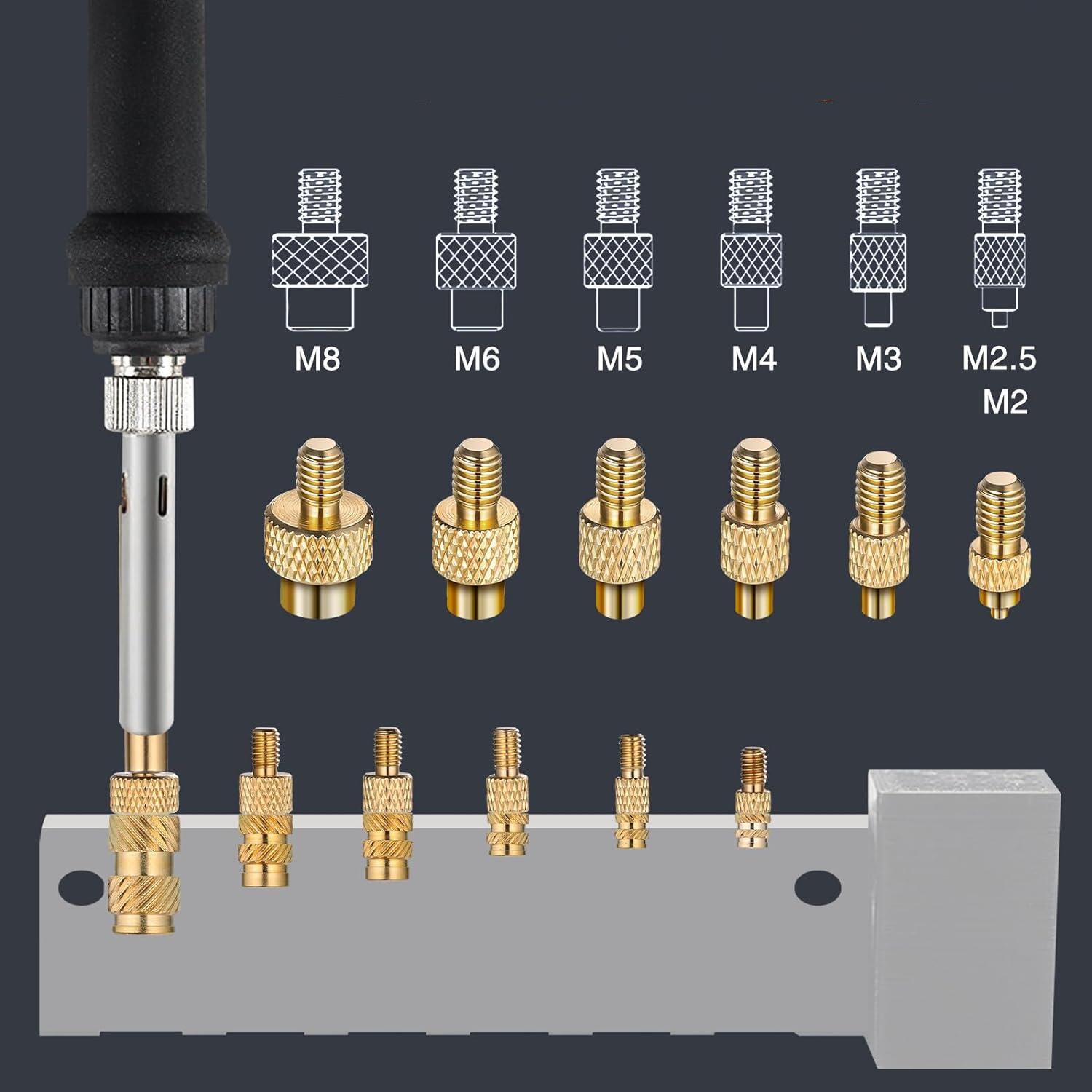 Tuerca de inserción térmica, p - Electronics Repair Kit With Soldering Iron reseña y precio