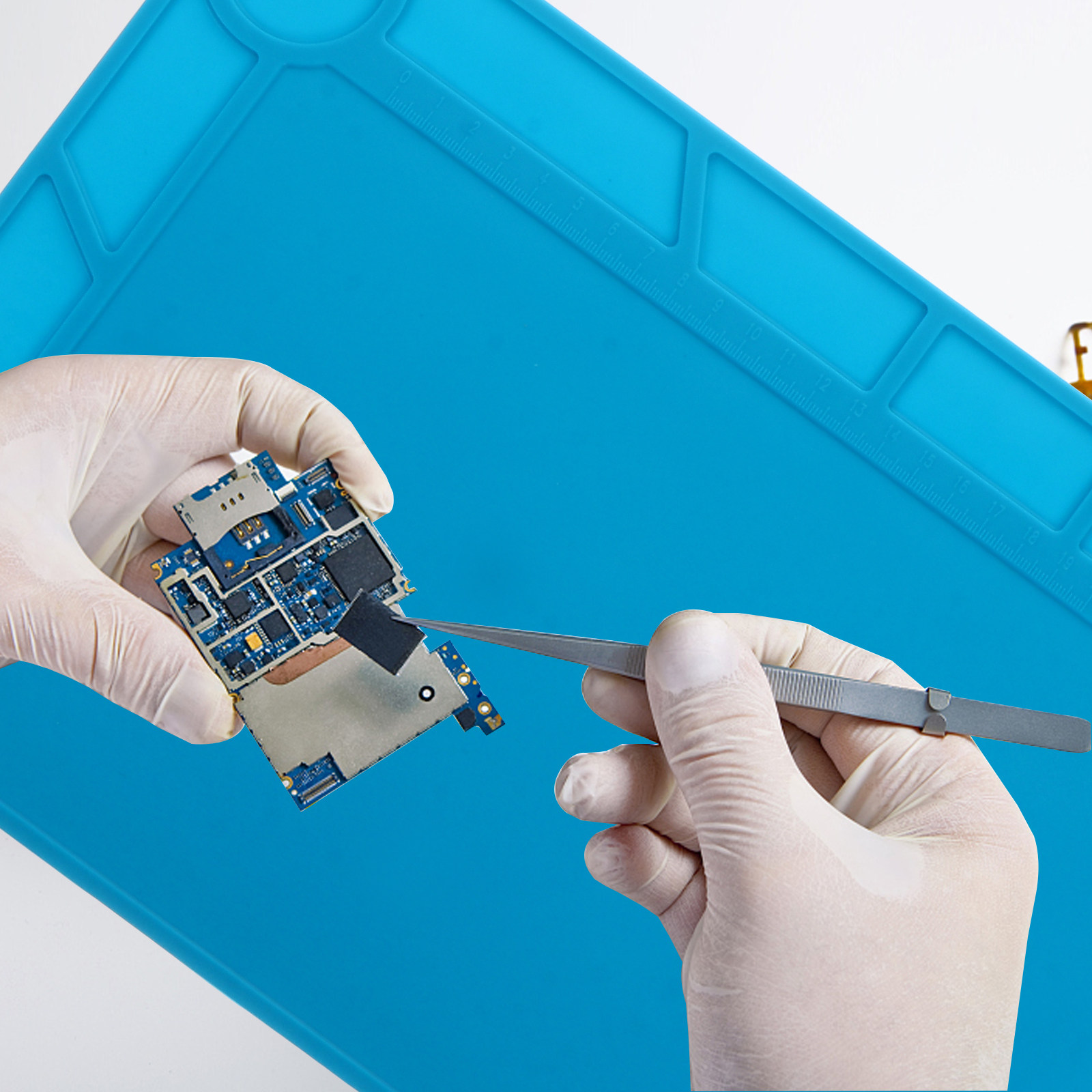 Alfombrilla de trabajo de sili - Repair Electronics reseña y precio